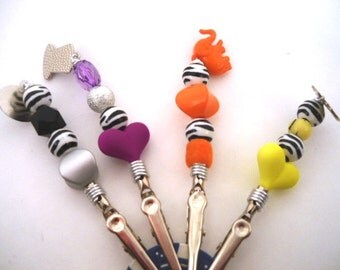 Animal Print Collection Roach or Jewelry Clips