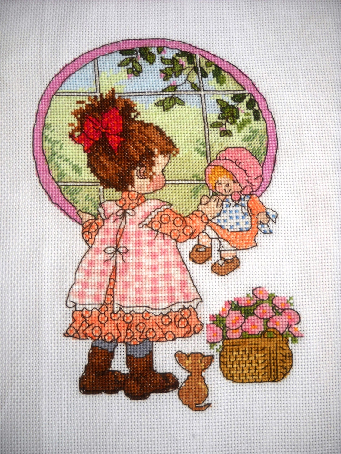 Cross stitch embroidery design Sarah Kay by PiccoleMani on Etsy