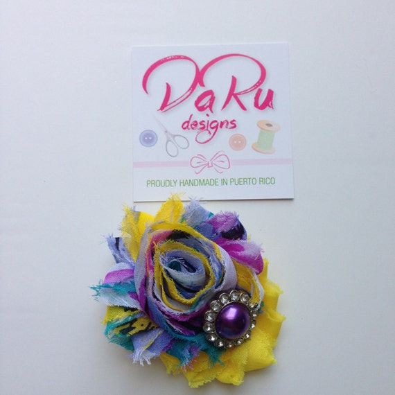 Colorful hair clips by Darudesigns7 on Etsy