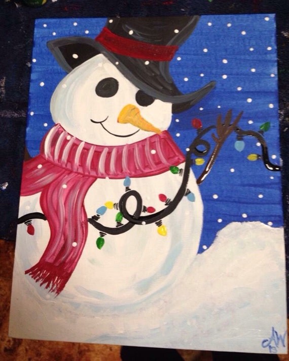 Snowman Canvas