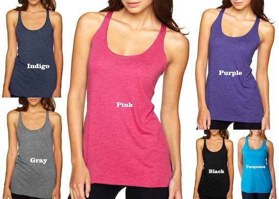 Eat Pray Lift/ Fitted Racerback Tank/ Weight Lifting Tank/