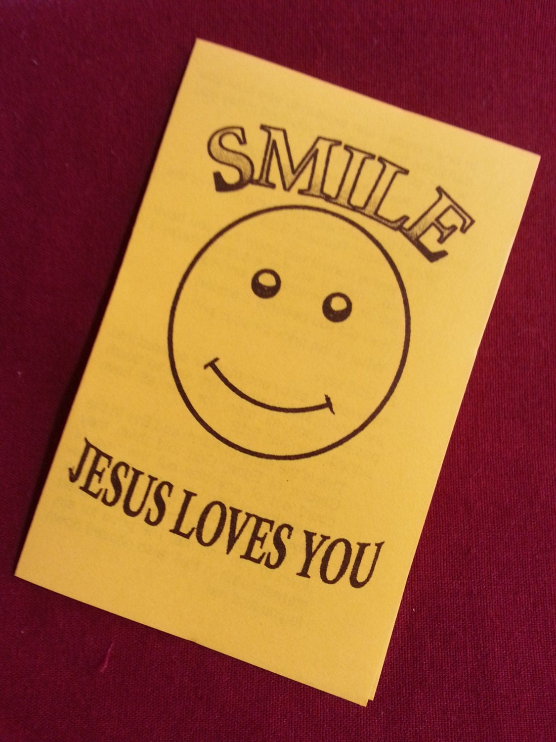 Download 50 Gospel Tracts SMILE Jesus Loves you