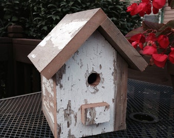 Barn Wood Birdhouse, Rustic Birdhouse, Country Birdhouse