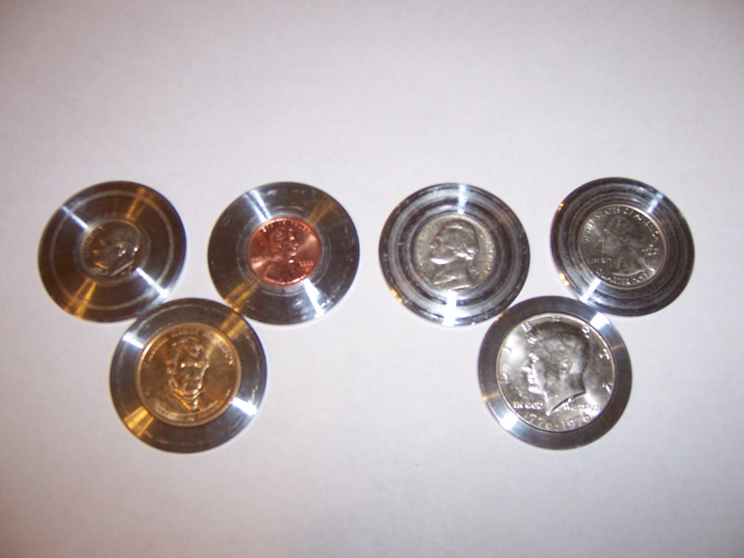 Coin Ring Center Punch Spacers for 1.5 O.D punch kits.