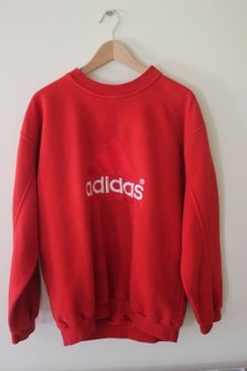 Vintage Adidas Equipment Red Sweatshirt