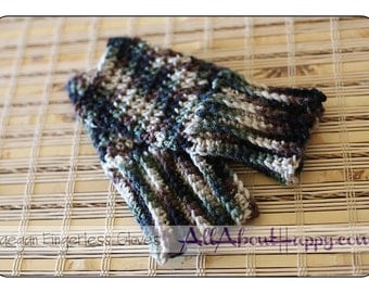 Camo Raegan Gloves, fingerless gloves, wrist warmers