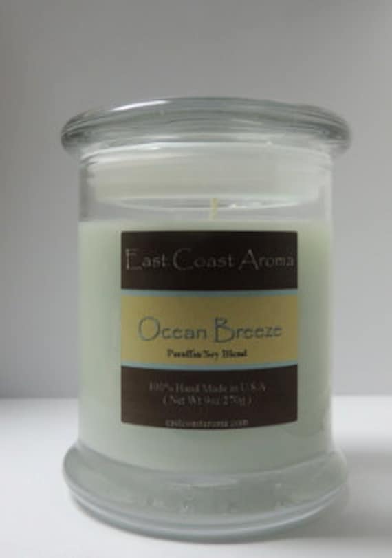 Ocean Breeze Scented Candle by EastCoastAroma on Etsy