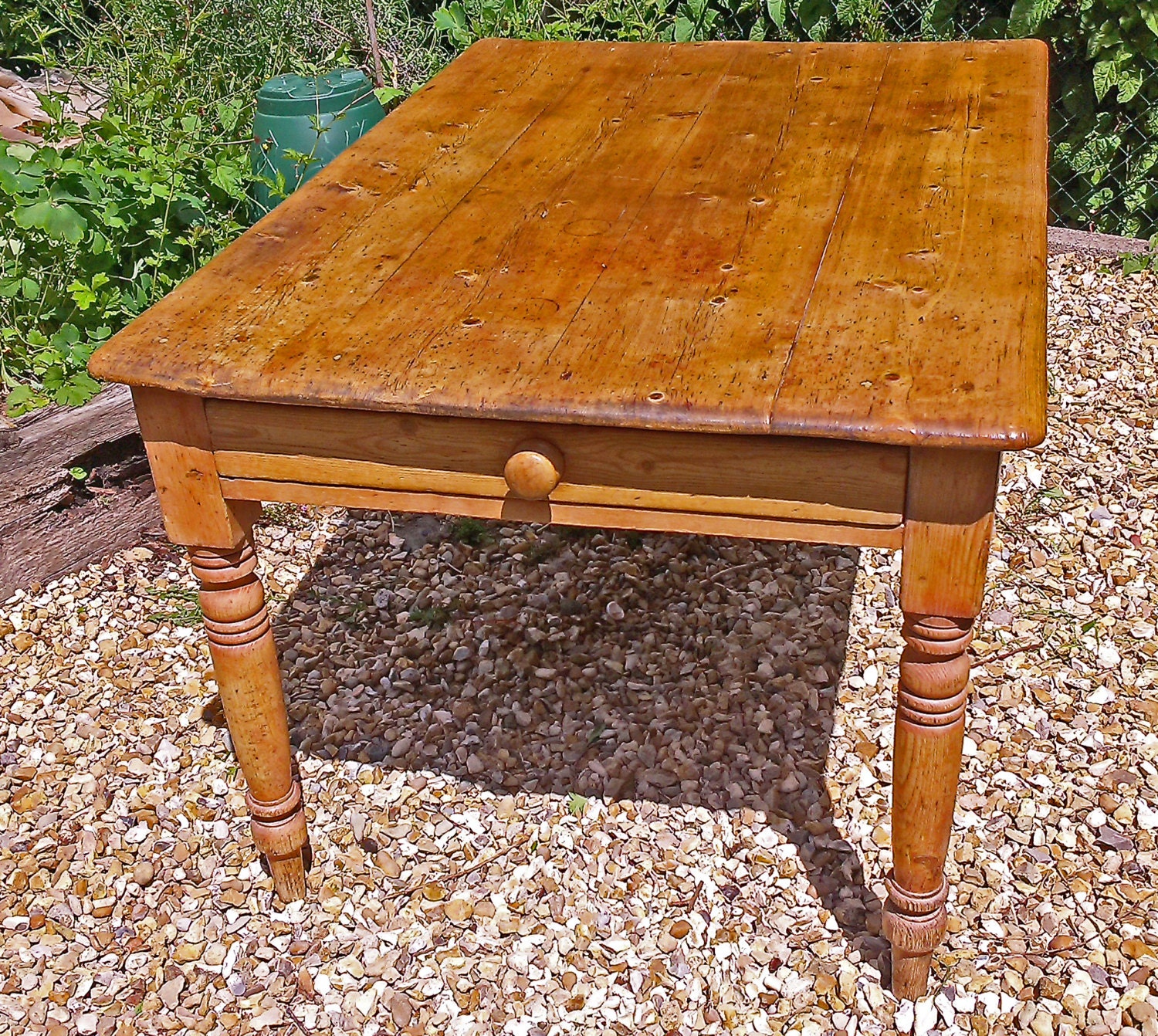 Pine Farmhouse Table Antique Haute Juice