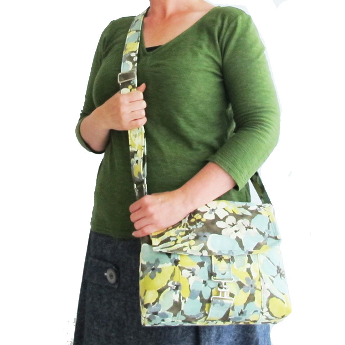 Messenger Bag PDF Sewing Pattern Cross Body Mail Bag Sewing