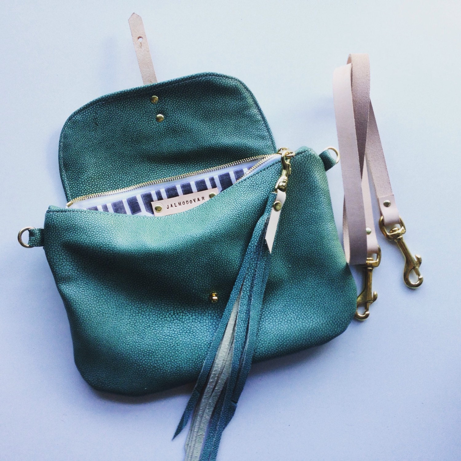 leather Crossbody by jalmodovar on Etsy