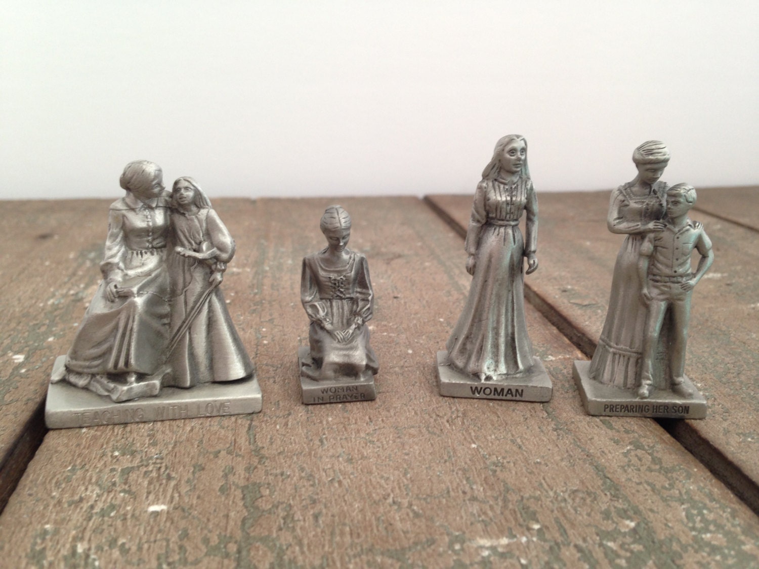 LDS Women Mormon Pewter Figures Life of a woman by ThePinkRoom
