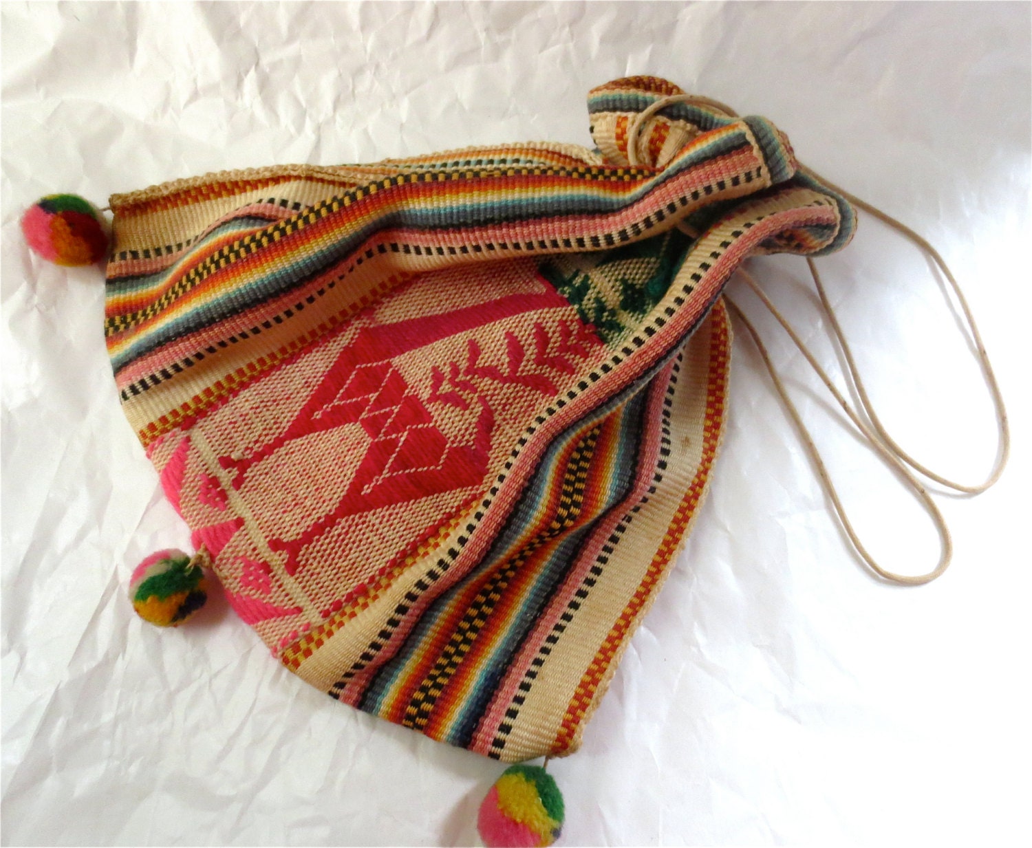 peruvian woven bags