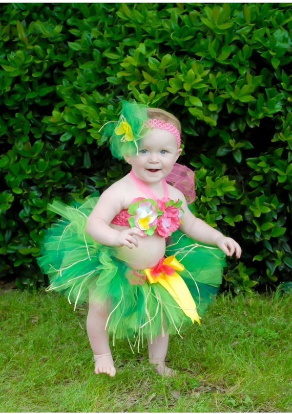 ... Birthday Luau Tutu - Hawaiian Luau Tutu Outfit - Party Dress - First