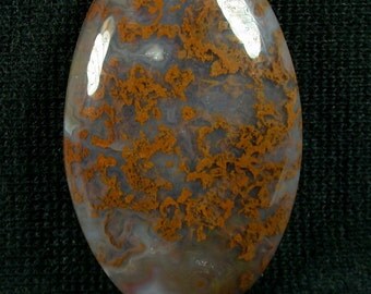 Riviera Plume Agate Freeform Cabochon from Mexico 23x36x6mm