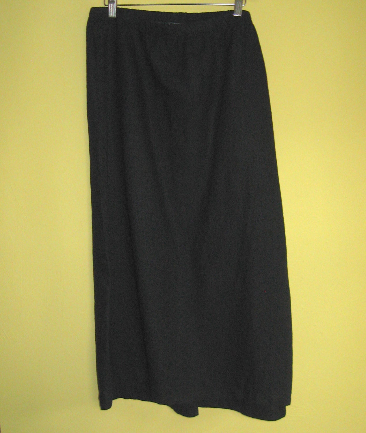 Black Linen Skirt 69