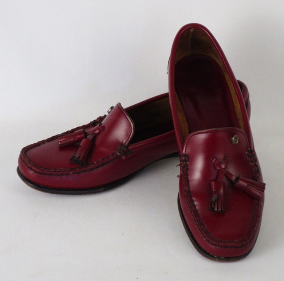retro tassel loafers