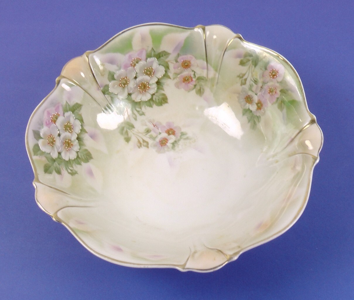 Antique PORCELAIN BOWL Made in Germany Handpainted by joysjewelz