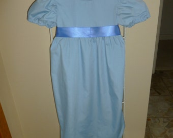 Wendy Inspired Dress with Puffed Sleeves for Girls