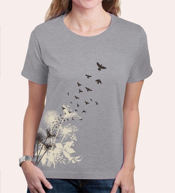 Dandelions Womens Plus Size T Shirt By Banyantreeclothing On Etsy 4326