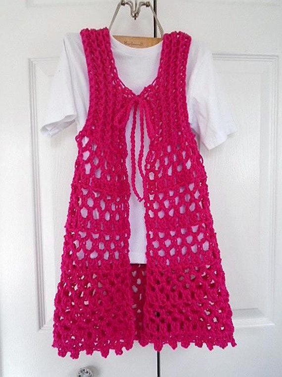 Download VEST -Short or Long Vest, Shrugs, Child-Toddler, Preteen -CROCHET PATTERN, Teen, Adult 4XL Plus ...