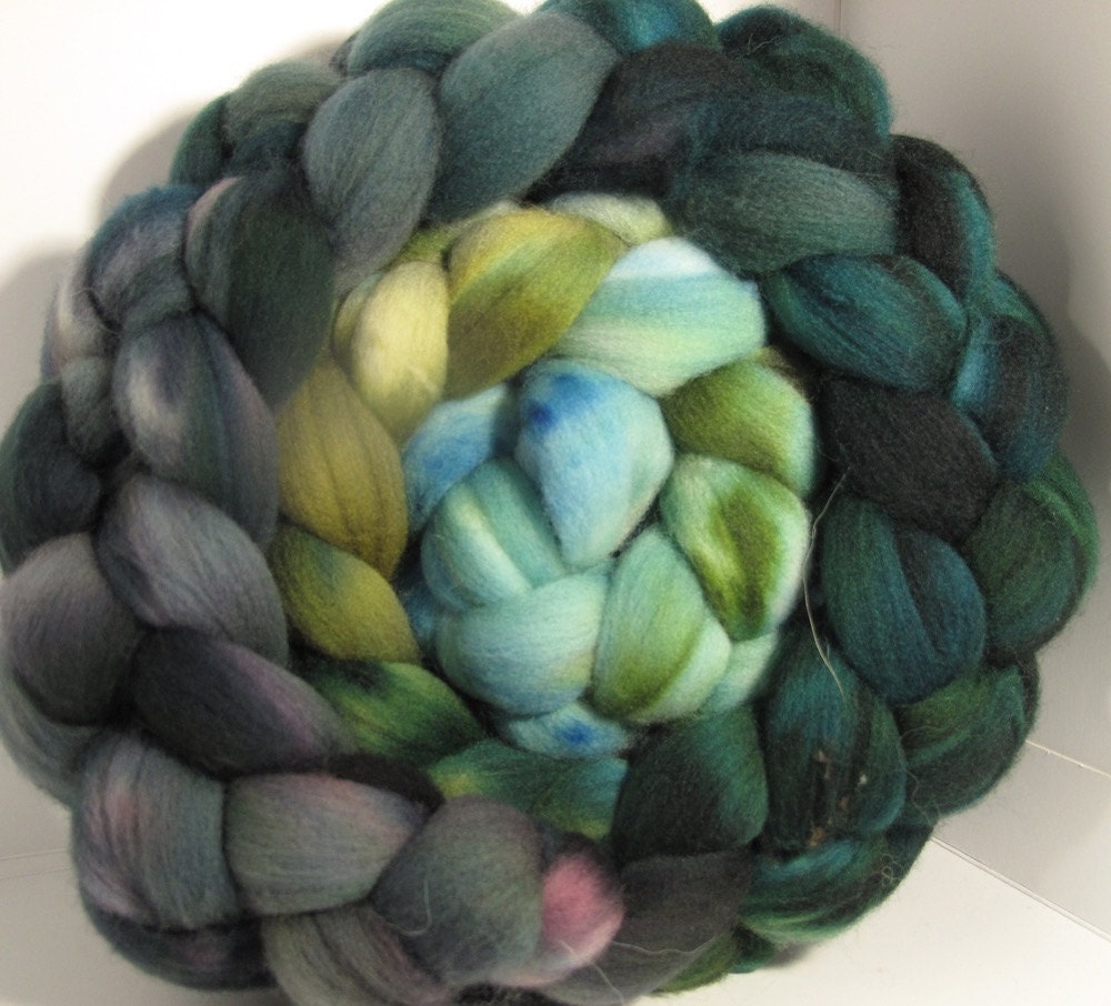Targhee Combed Top Roving 5oz Lallybroch 2 by CorgiHillFarm