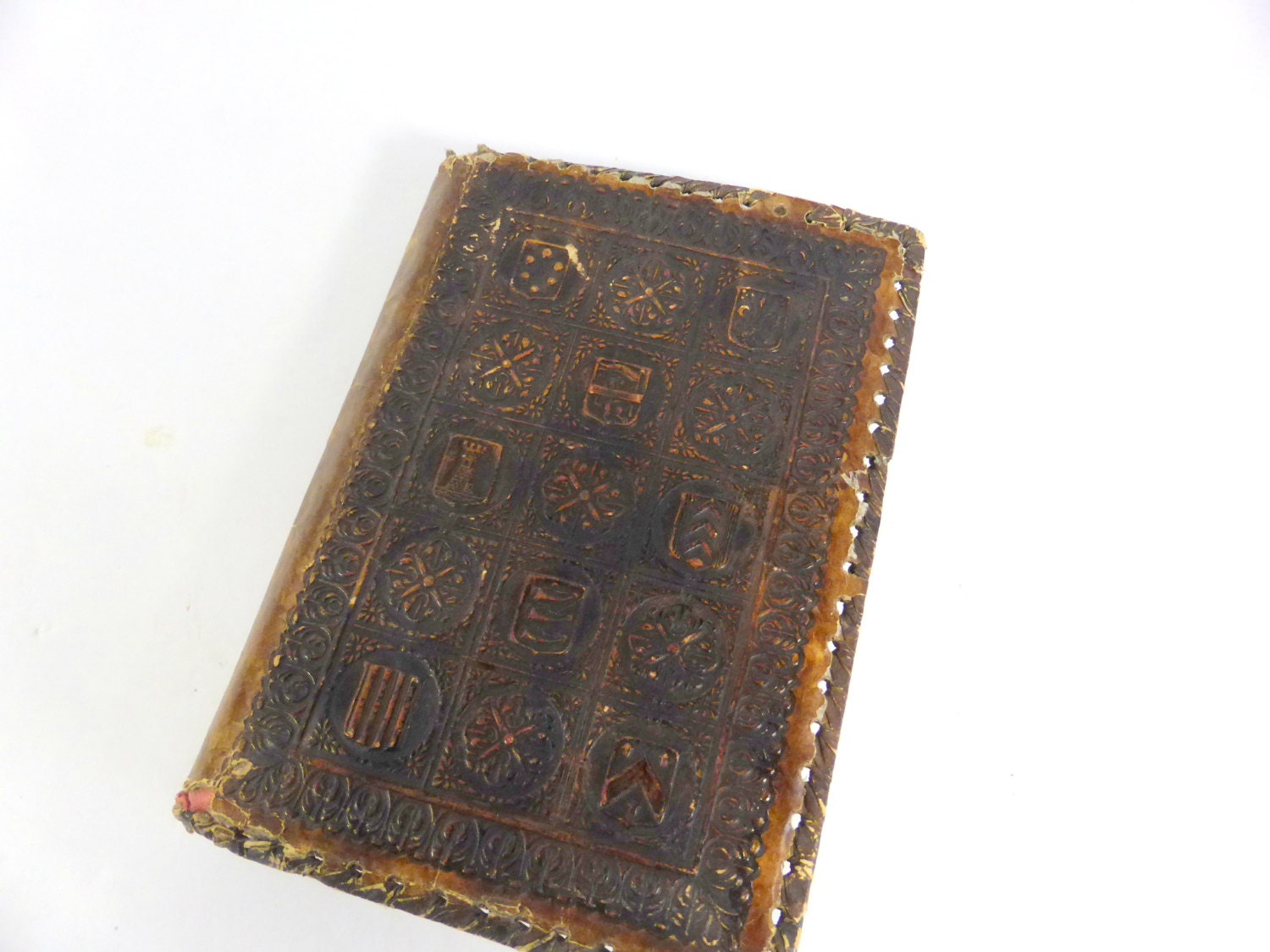 Vintage Stamped Embossed Book Cover Vintage by VIVALASVINTAGE