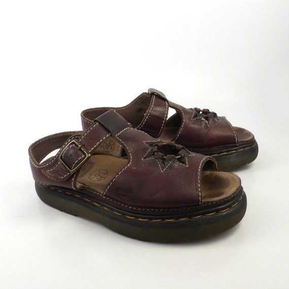 Doc Martens Shoes Sandals 1990 Brown Leather UK size 7