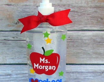 PERSONALIZED Desk Hand Sanitizer Pump Perfect TEACHER GIFT