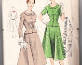 Vintage 1954 Vogue 8269 Sewing Pattern Misses' Suit Size 14 Bust 32
