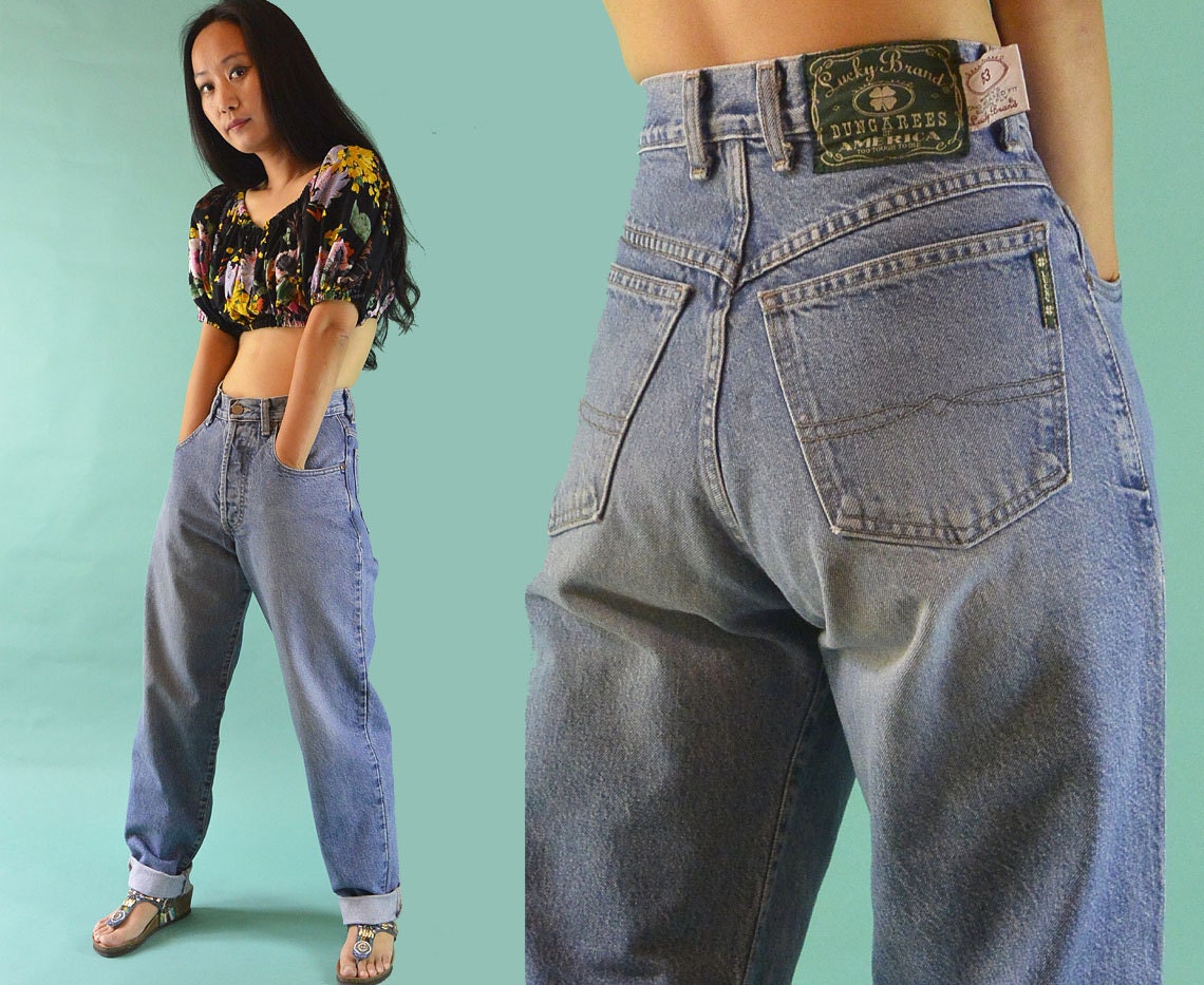 80s jeans and shirt look