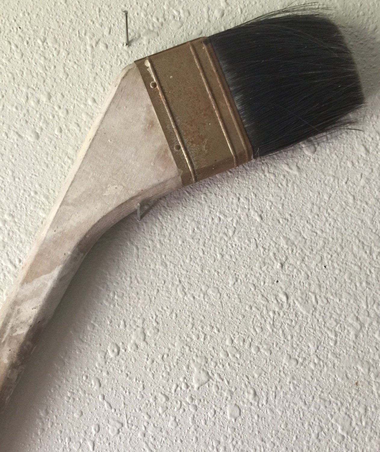 Vintage Long Handled Corner Paint Brush Old Painters by MOJEART