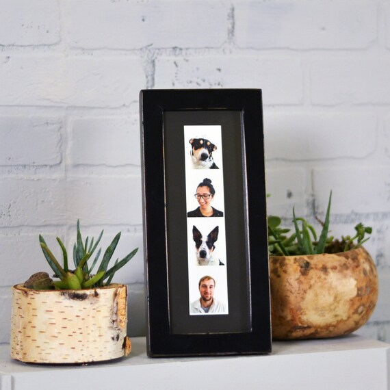 4x10 Picture Frame for PHOTO BOOTH STRIP in 1x1 Flat