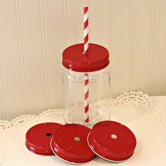 Paper Straw 25 Candy Cane Striped Paper Straws by ThePartyFairy