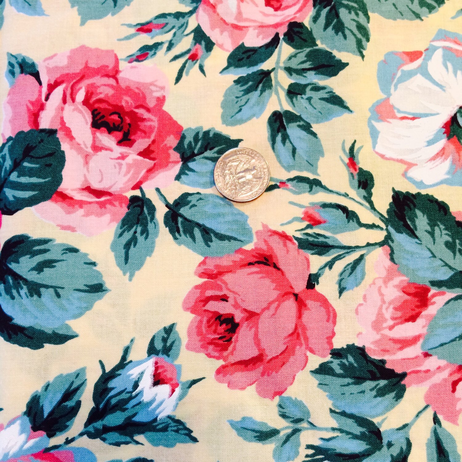 Floral Fabric By MerryMagee On Etsy