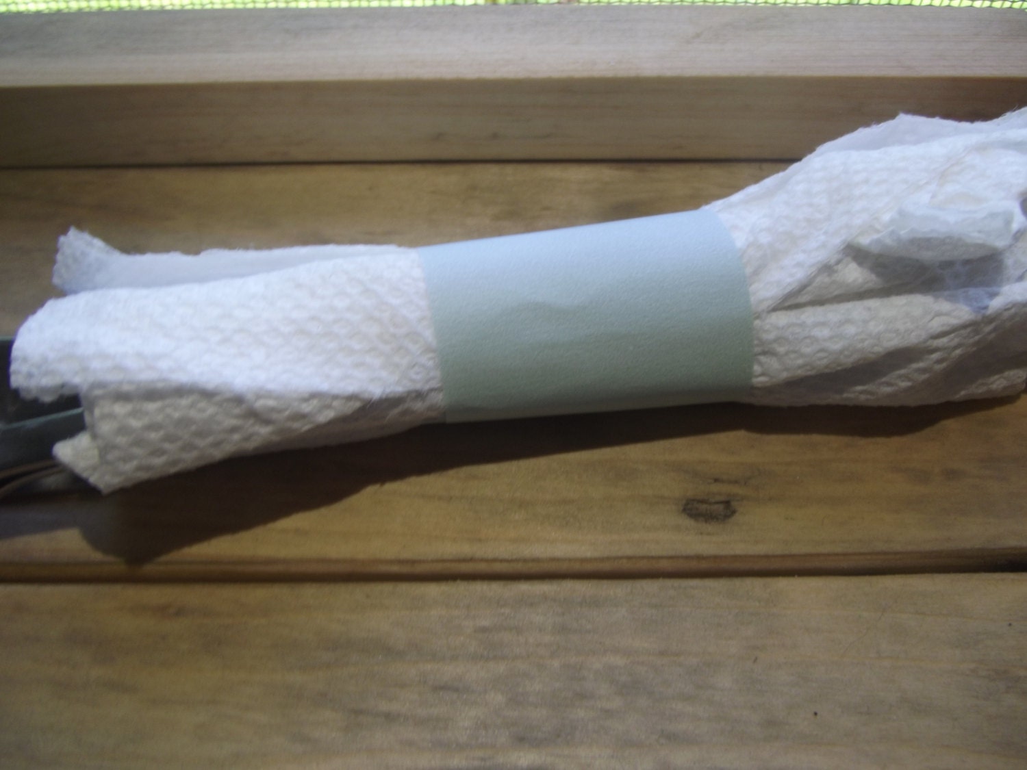 Sage Green SelfAdhesive Paper Napkin Holders Rings Wedding