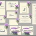 Thistle - Wedding paper Suite - Wedding Place Card - Gift Card - Table Number Card - Menu Card -weddings events