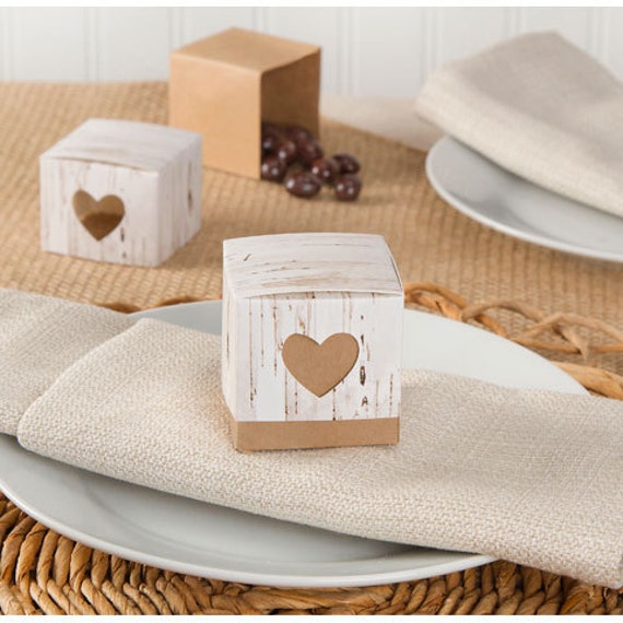 Sample Rustic Birch Favor Boxes 2Piece Favor Box Party