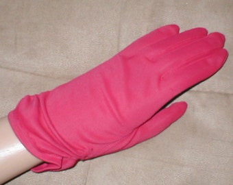 Vintage Red wrist-length Gloves