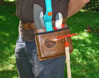 Leather Tool Belt With One or Two Pockets
