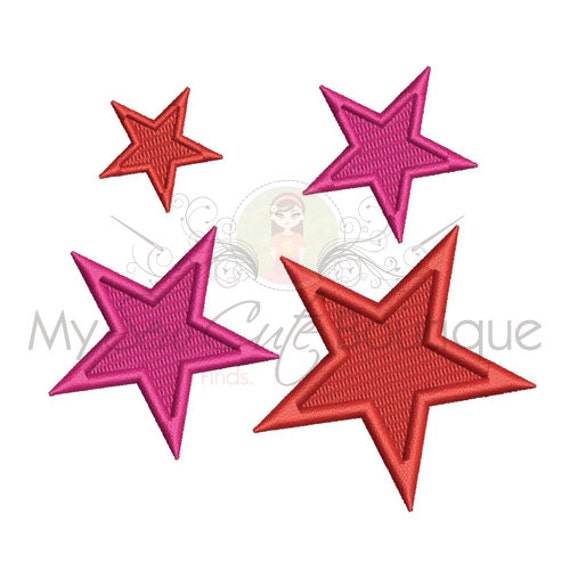 Star Machine Embroidery Design Star Embroidery Design 14