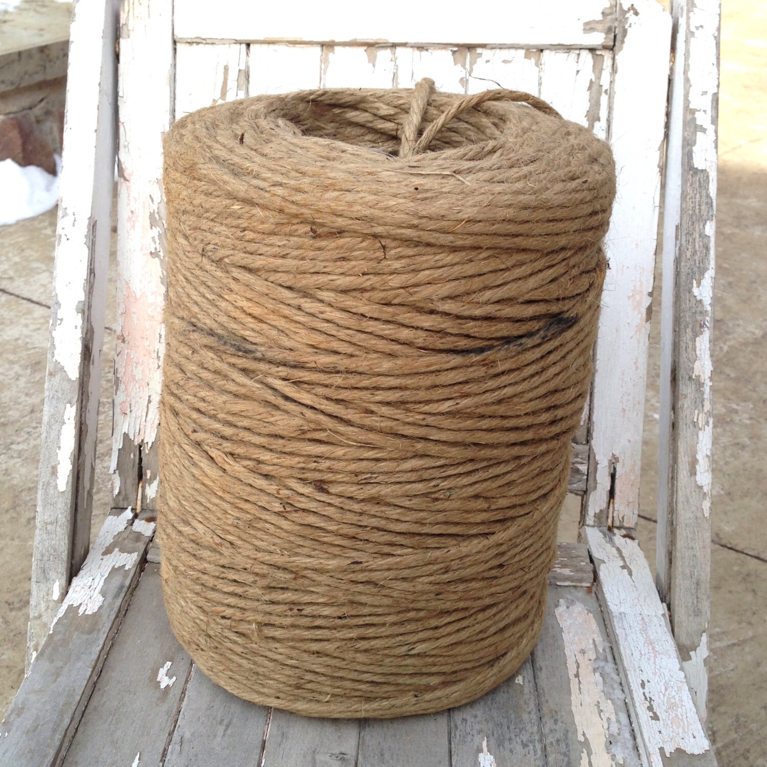 Thick Twine Rope by the Yard 1/4 in yardage Jute Twine Cord