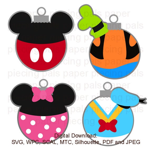 Magical Ornaments Disney SVG file by PaperPiecingPals on Etsy