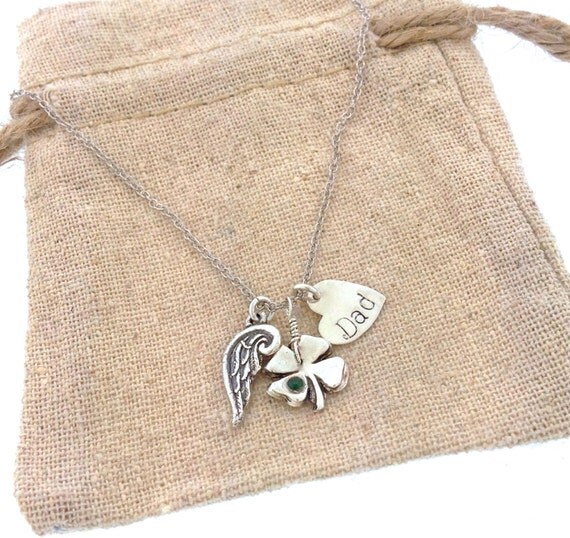 Irish Memorial Irish sympathy gift Irish Angel Angel wing