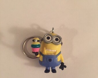 minion soft toy keychain