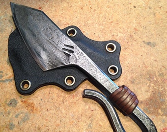 Hand Forged Blacksmith Knife skinning