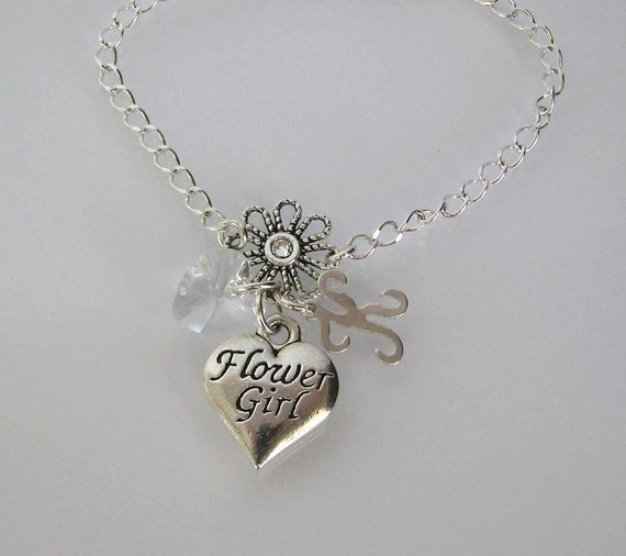 Flower Girl BraceletFlower Girl Charm by FashionJewelrybyCarm