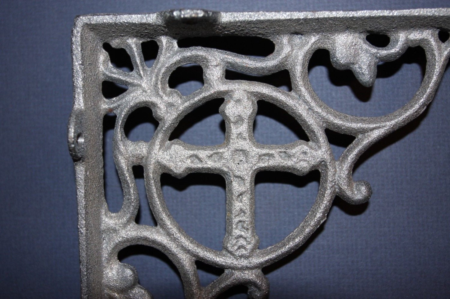 13 OFF 2pcs cross shelf brackets religious wall decor cast