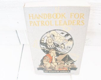 Vintage Boy Scout Handbook for Patrol Leaders 1942