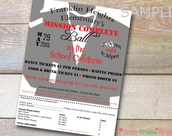 Custom Printable Full Page School Church Flyer Banner - Holiday Event - School Dance - School Play - Sports - After School
