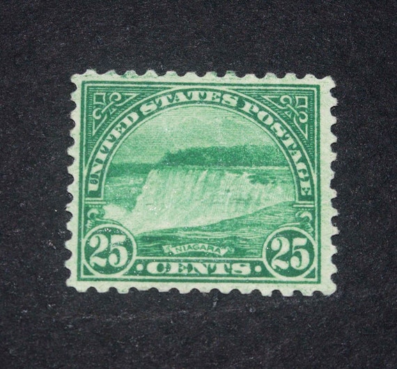 US stamps 568 mint 1922 Niagara Falls by passionatevision on Etsy